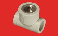 PPR t-kus s kovovým závitem vnitř. 32x1"